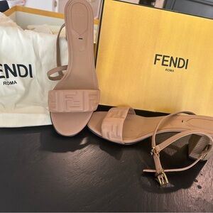 Fendi Women's Beige Sandals